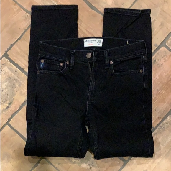 abercrombie kids Other - Abercrombie Slim Fit Black Jeans 11/12
